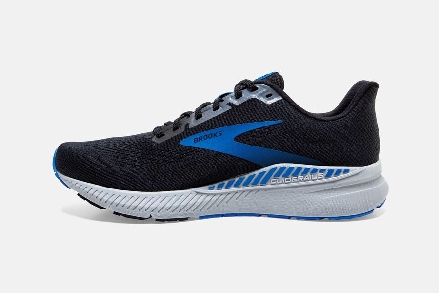 Brooks Launch Gts 8 Road Loopschoenen Heren - Zwart/Grijs/Blauw - 981760UQX